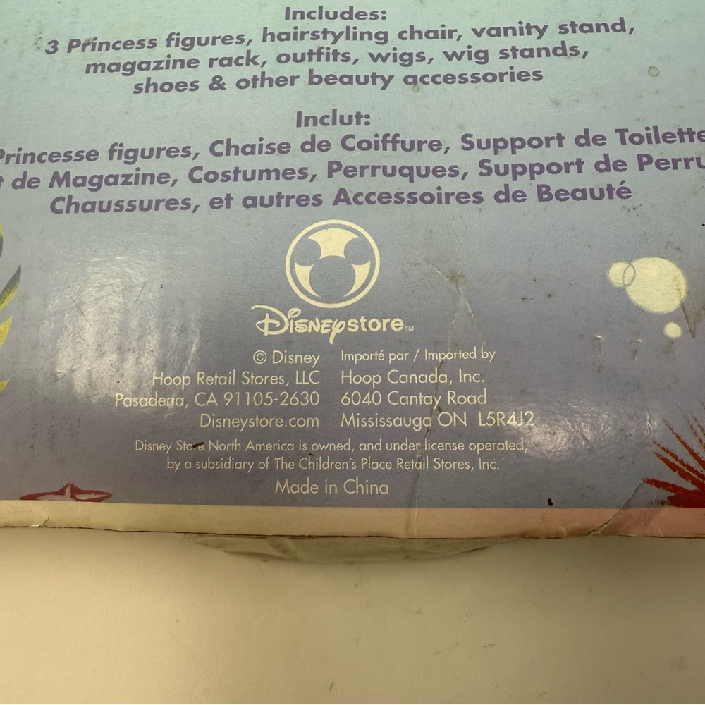 Vintage Disney Rare The Little Mermaid Favorite Moments Undersea Beauty Salon - Picture 10 of 11